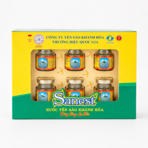Alternative view of Nước Yến Sào Khánh Hoà Sanest Đông Trùng Hạ Thảo (Hộp 6 lọ x 70ml)